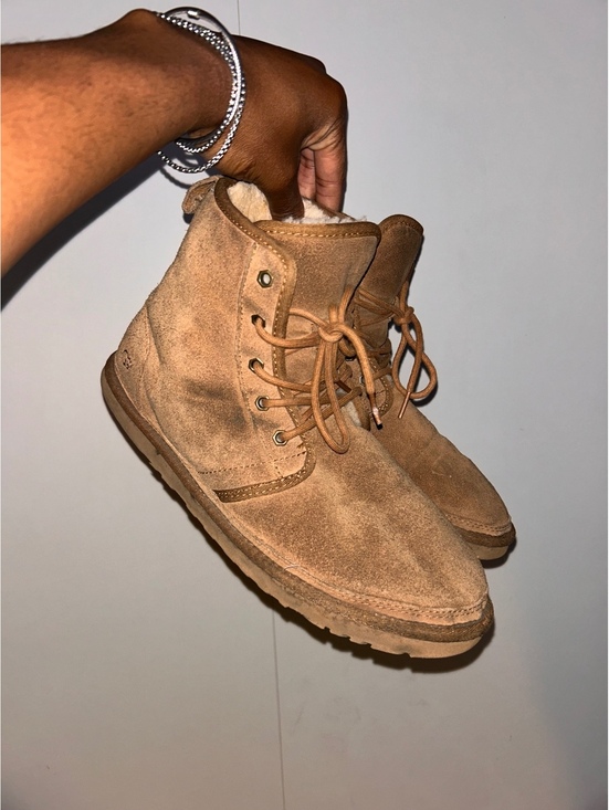 UGG Other - UGG Men’s Brown Suede Shearling Lace-Up Boots